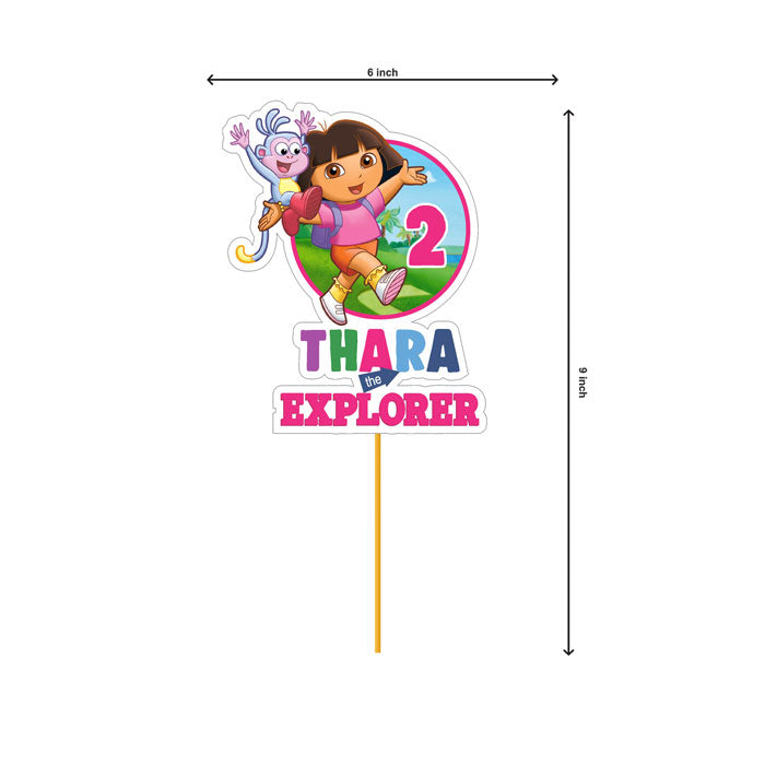 Dora the Explorer Theme Caketopper