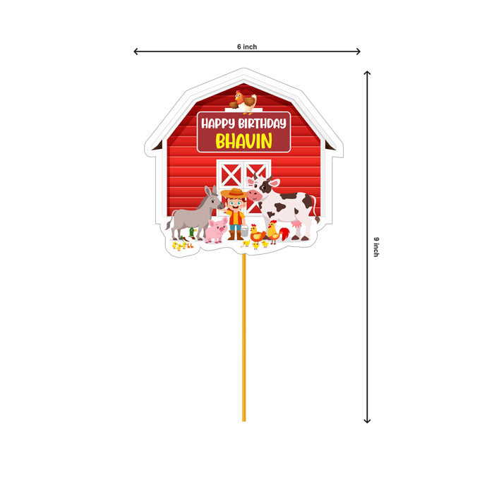 Farm Theme Caketopper