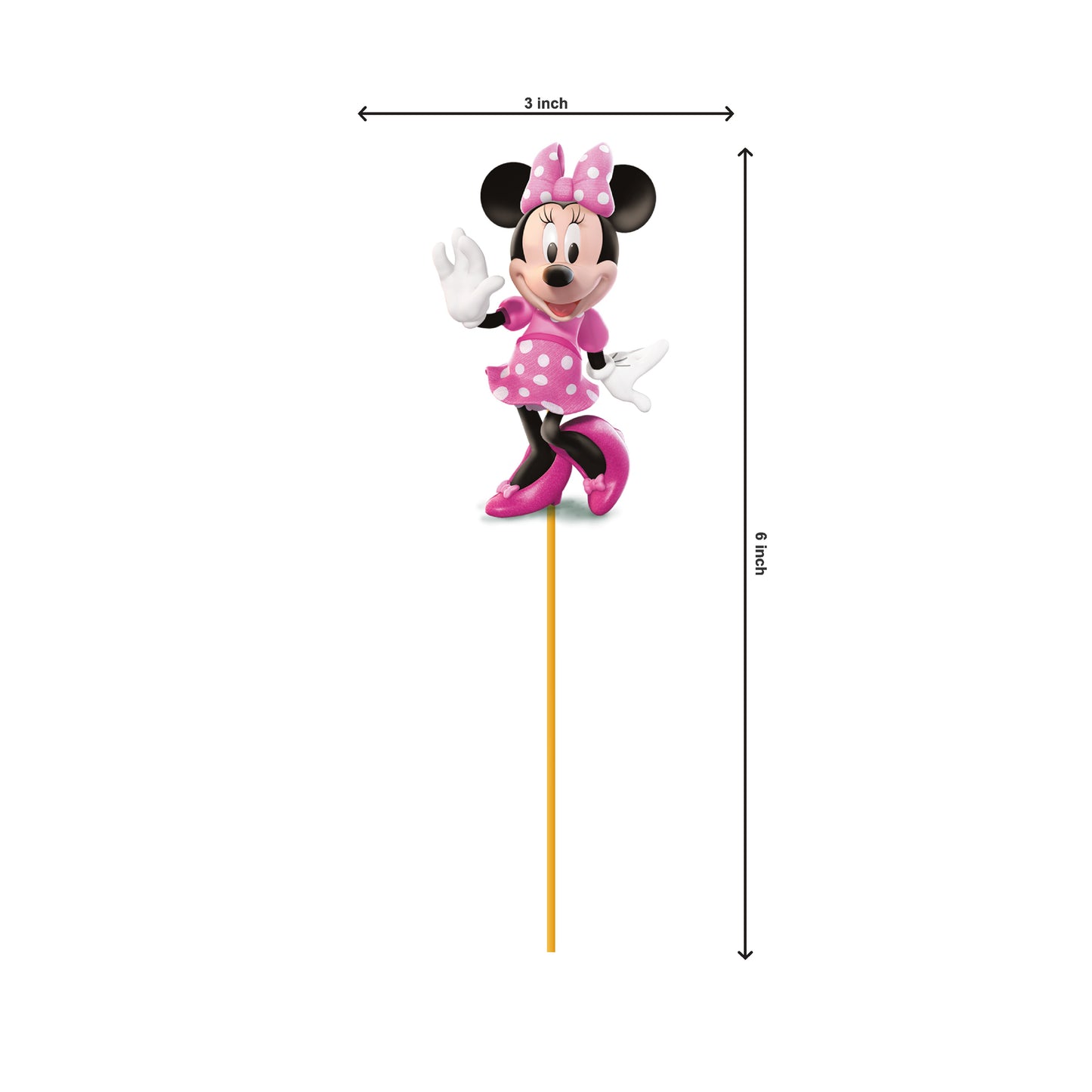 Minnie Mouse Theme Cupcake Topper