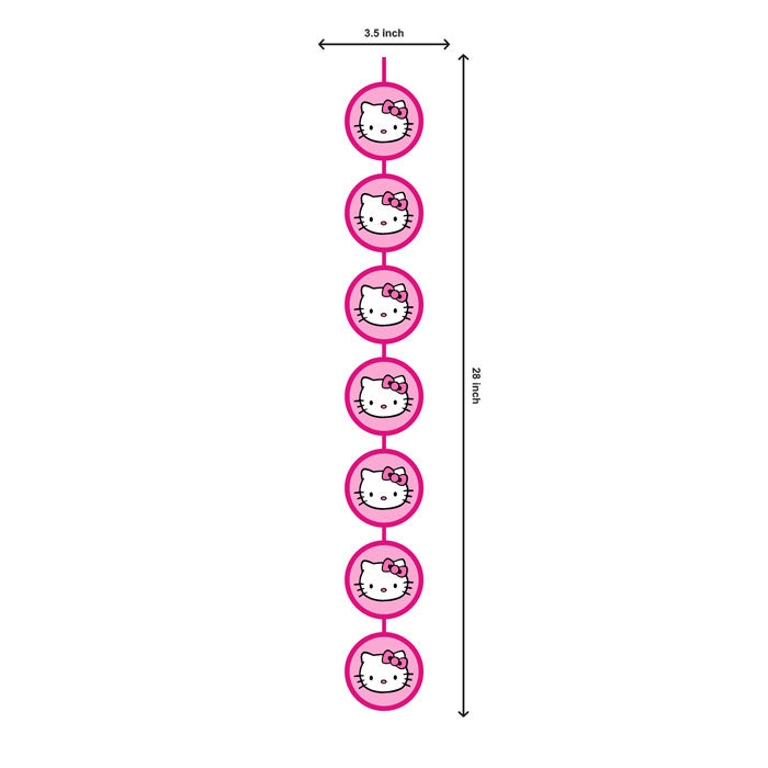Hello Kitty Theme Round Danglers