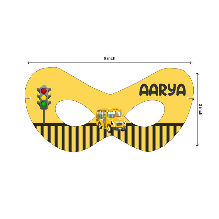 Wheels on the Bus Theme Eye Mask