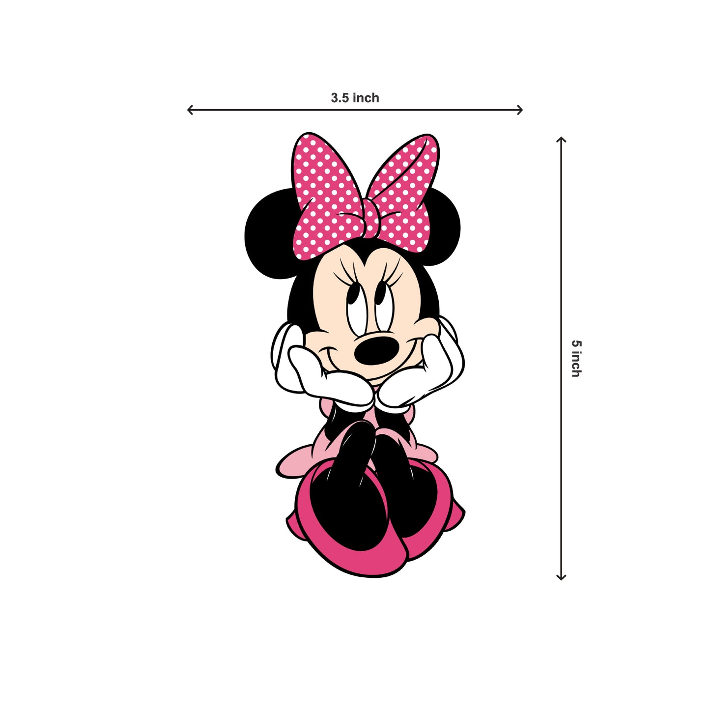 Minnie Mouse Theme Character Swirls