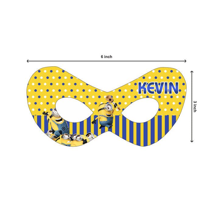 Minions Theme Personalized Eye Mask