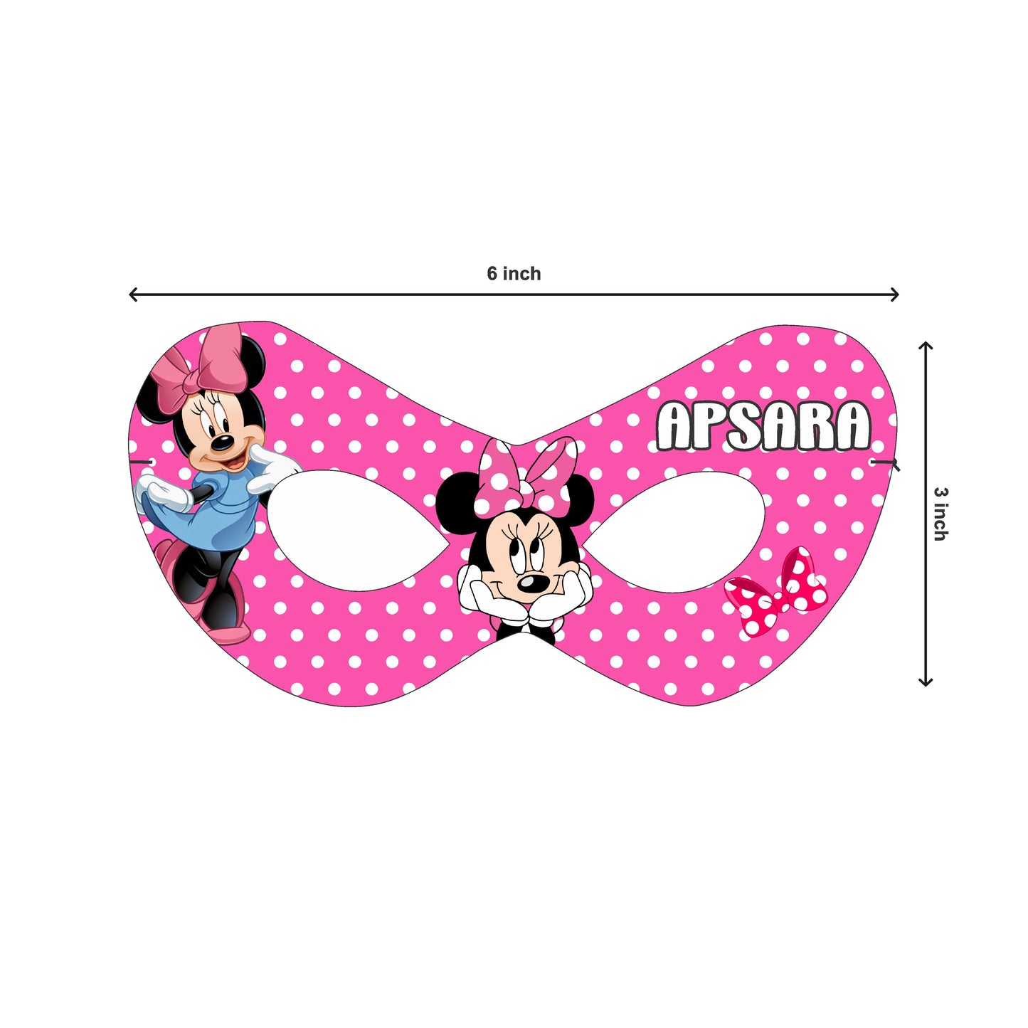 Minnie Mouse Theme Customized Eye Mask