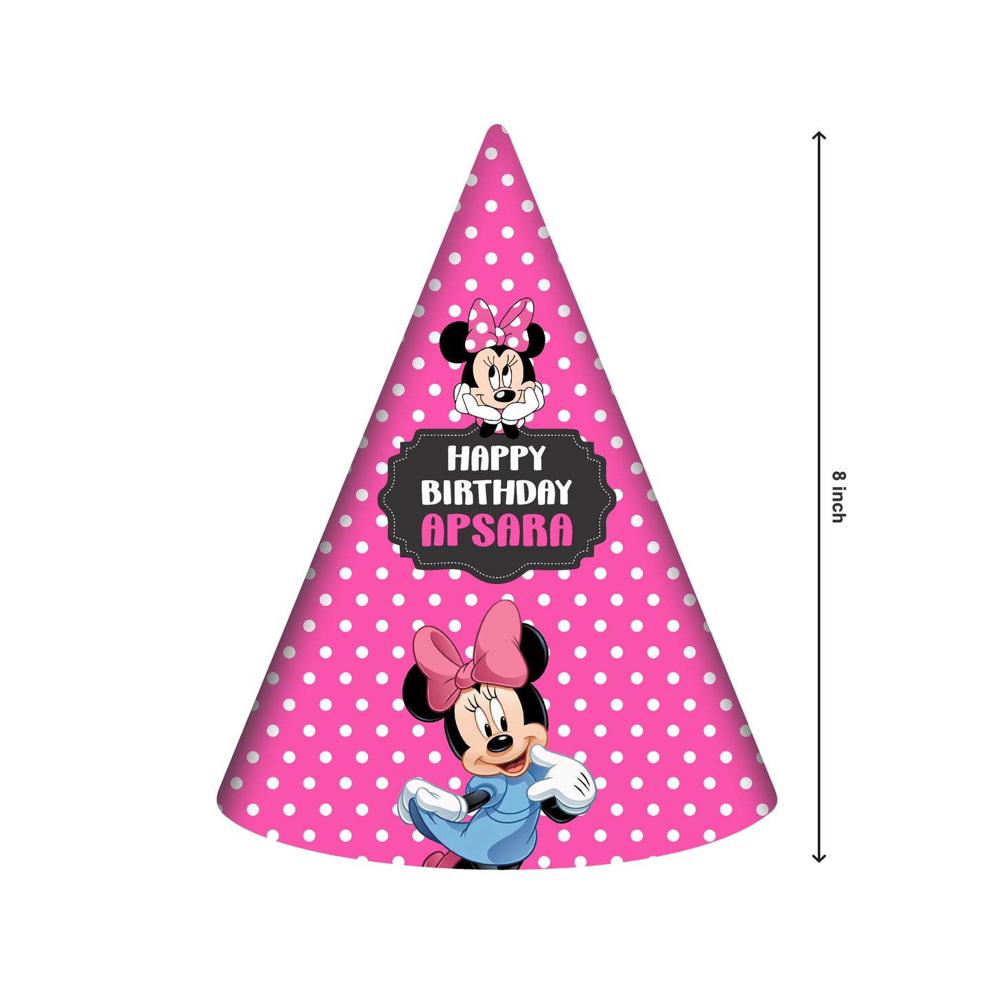 Minnie Mouse Theme Customized Hat