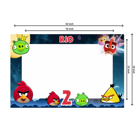 Angry Birds Theme Personalized Photobooth