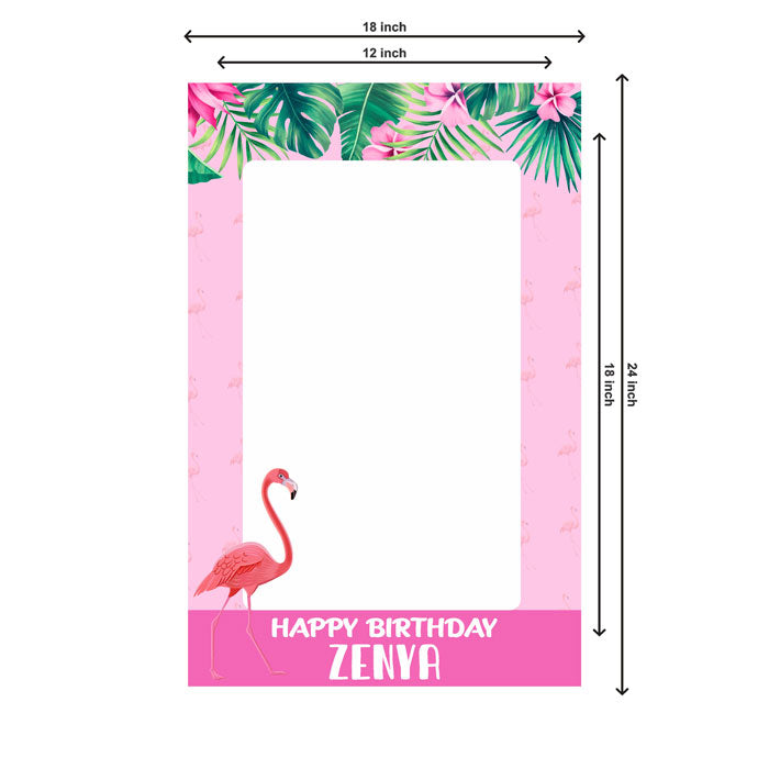 Flamingo Theme Personalized Photobooth