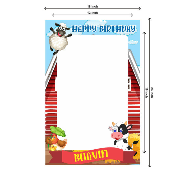 Farm Theme Personalized Photobooth