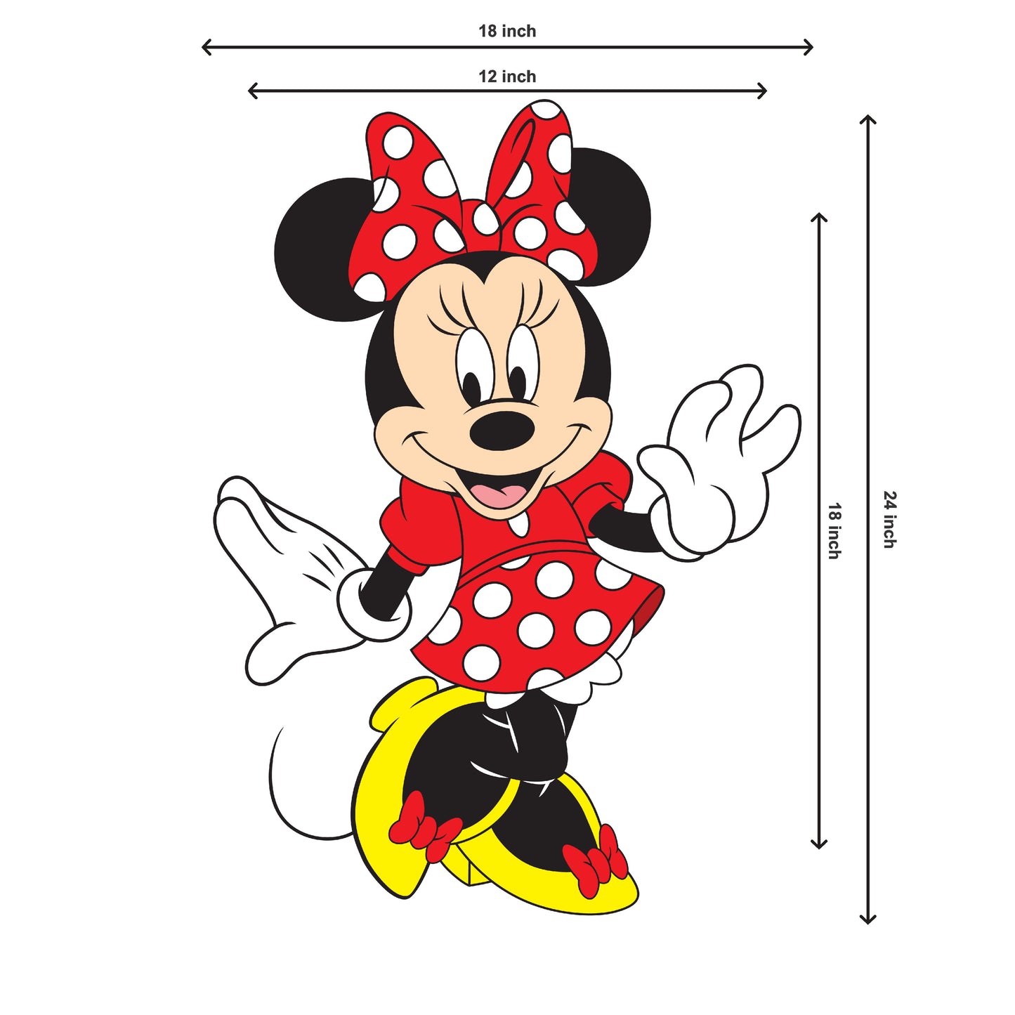Minnie Mouse Theme Cutout - BP 05