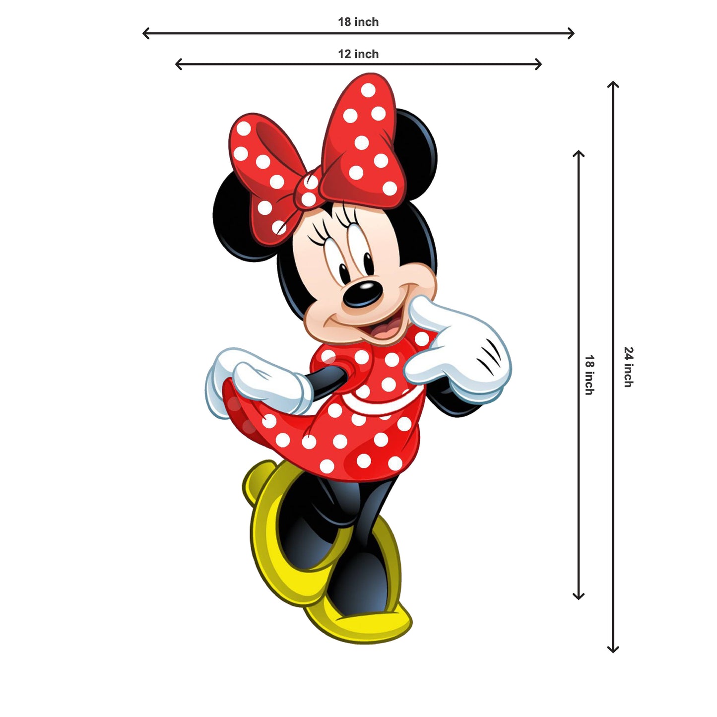 Minnie Mouse Theme Cutout - BP 06