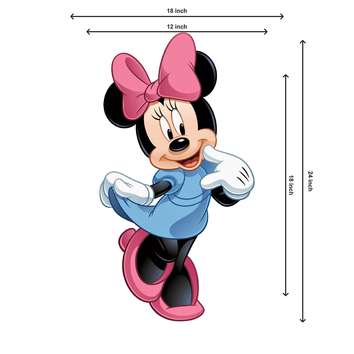 Minnie Mouse Theme Cutout - BP 08