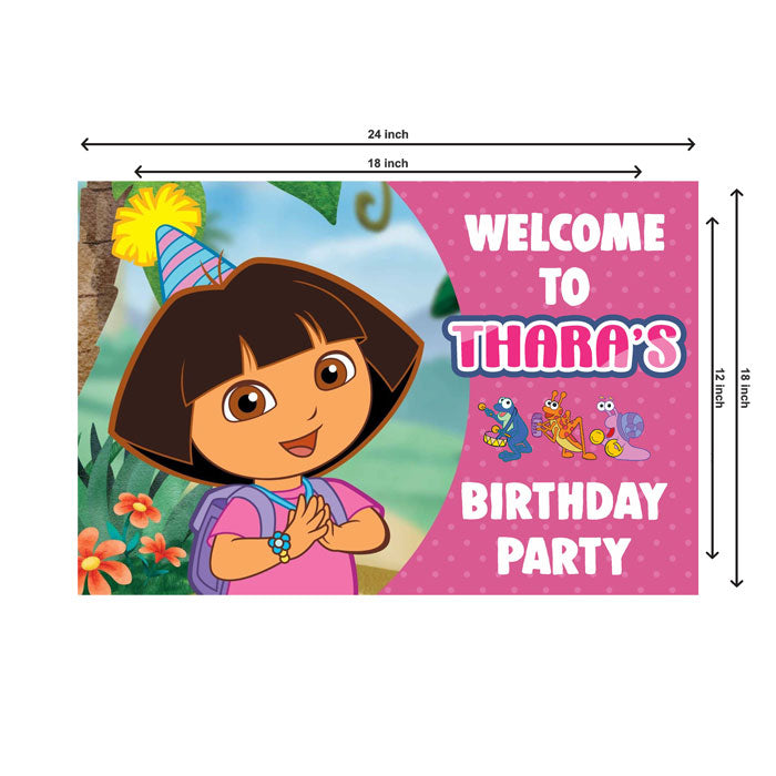 Dora the Explorer Theme Welcome Board