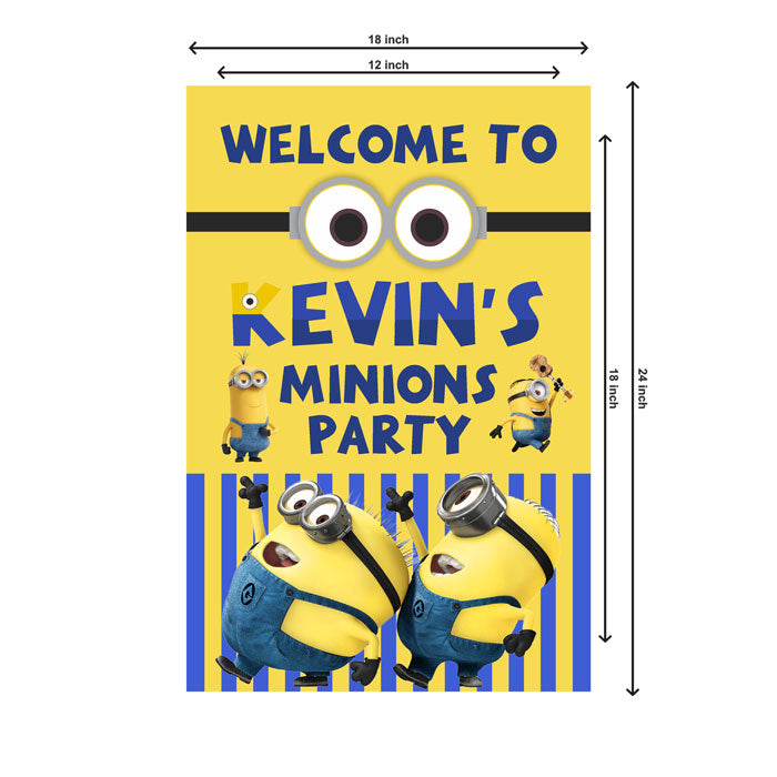 Minions Theme Welcome Board