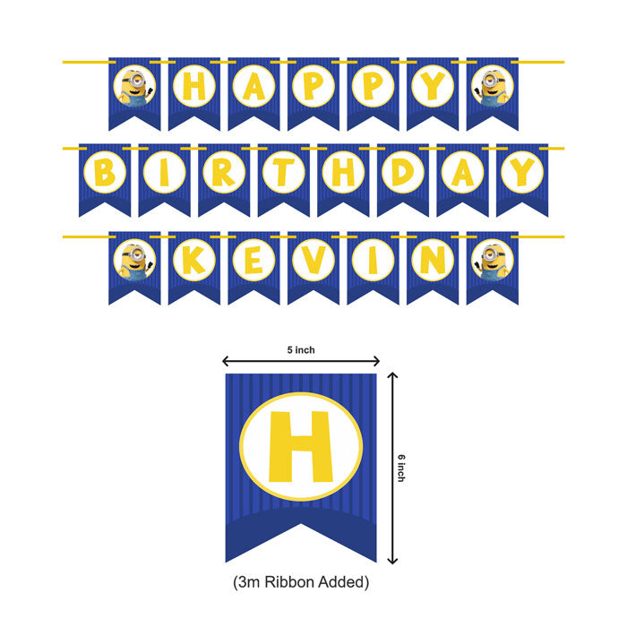 Minions Theme Bunting