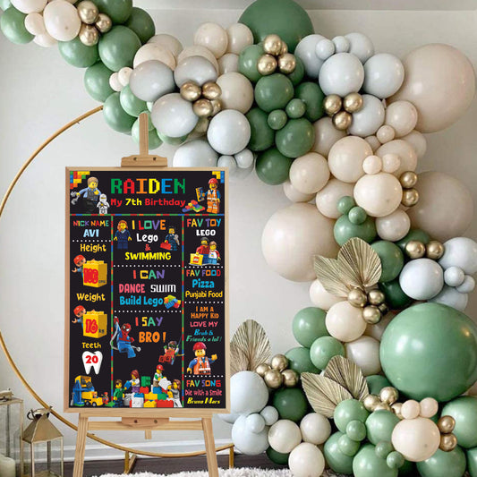 Lego Theme Chalkboard