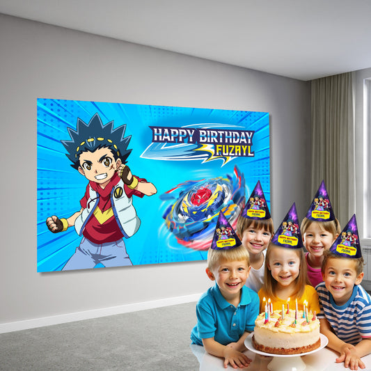 Beyblade Theme Backdrop