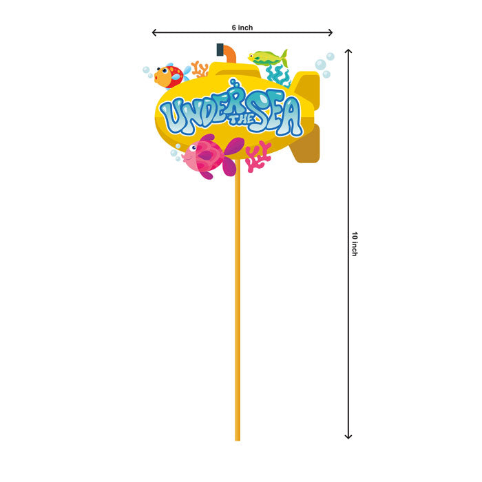 Under the sea Theme Cupcake Topper