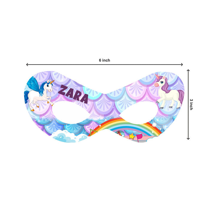 Unicorn Theme Personalized Eye Mask