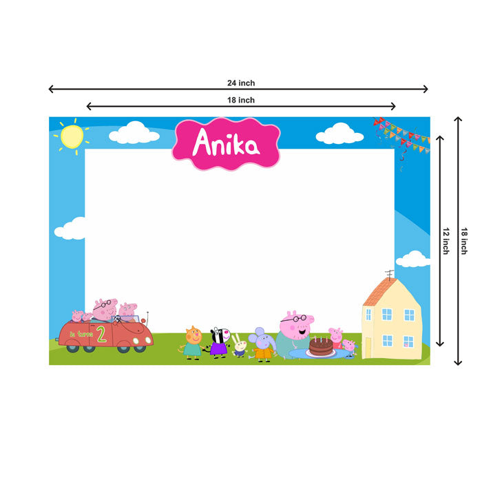Peppa Pig Girl Theme Photobooth