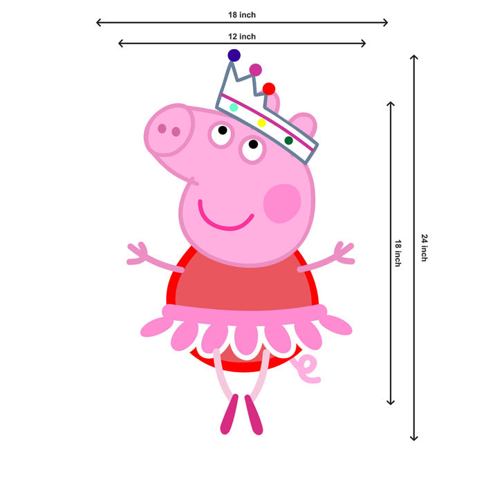 Peppa Pig Girl Theme Cutout - BP 11