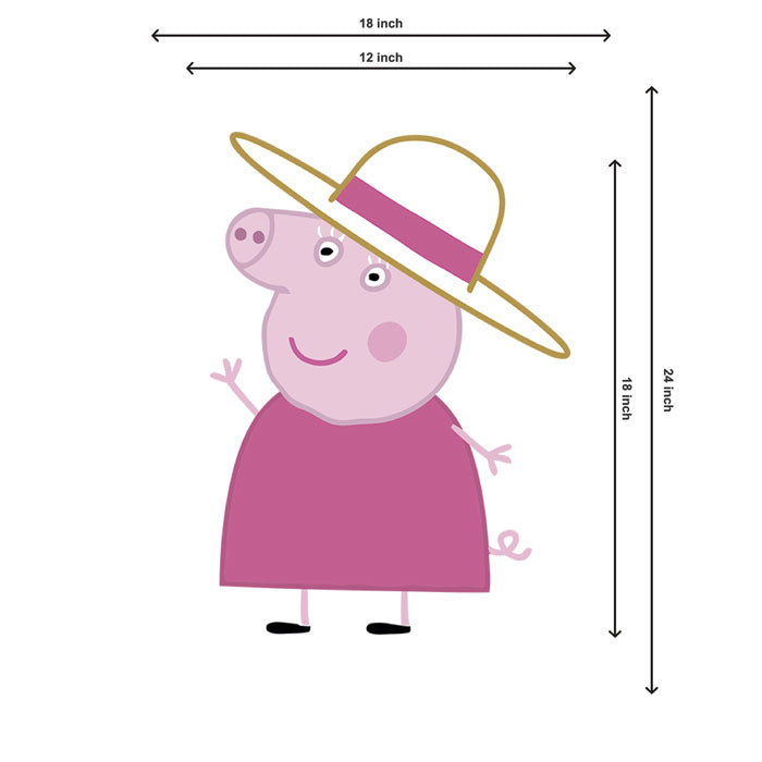 Peppa Pig Girl Theme Cutout - BP 14
