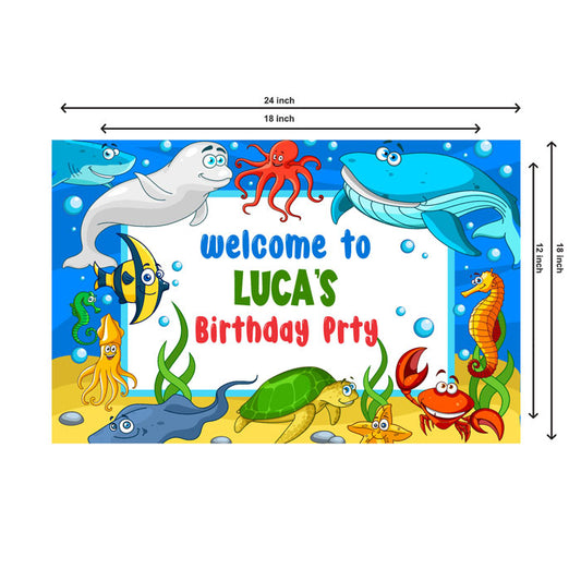 Under the sea Theme Welcome Board
