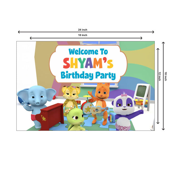 Word Party Theme Personalized Welcome Board