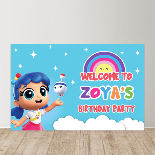True & the Rainbow Kingdom Theme Personalized Welcome Board