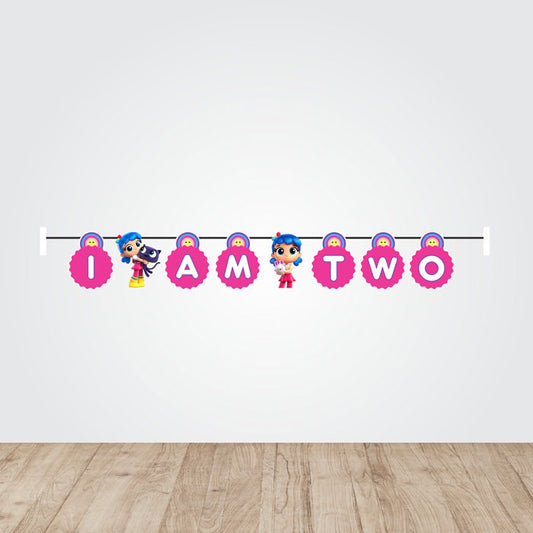 True & the Rainbow Kingdom Theme Age Bunting