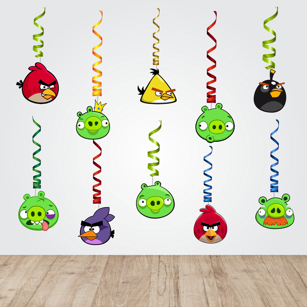 Angry Birds Theme Classic Swirls