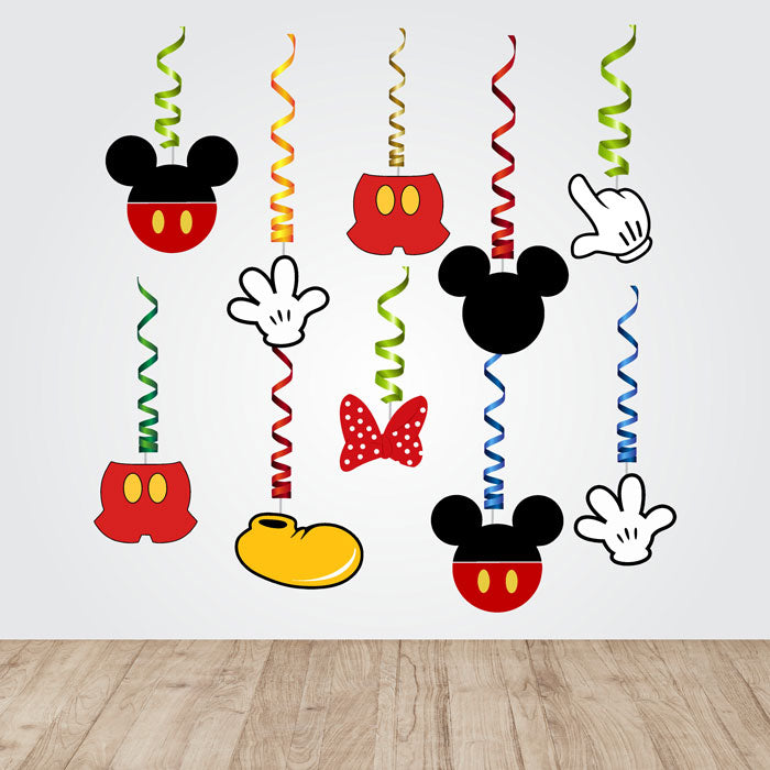 Mickey Mouse Theme Classic Swirls