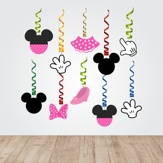 Minnie Mouse Theme Classic Swirls