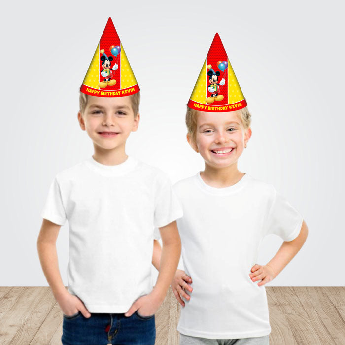 Mickey Mouse Theme Customized Hat