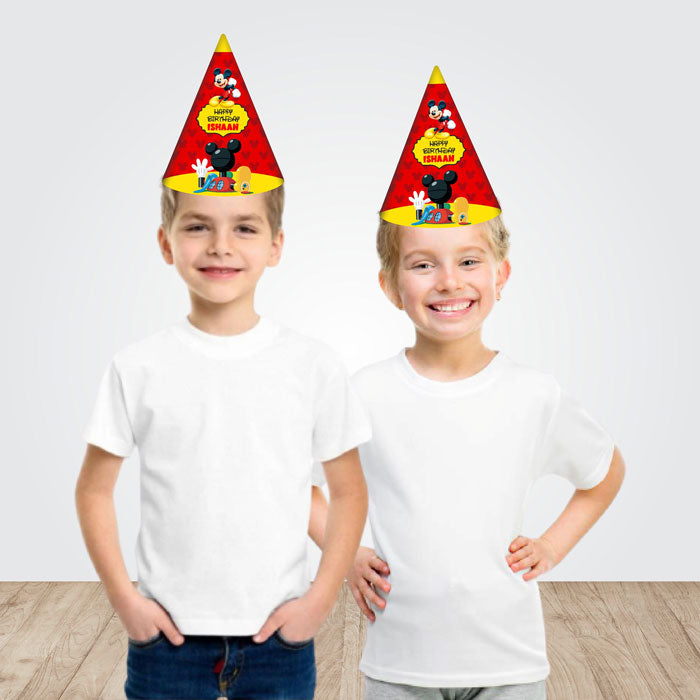 Mickey Mouse Theme Personalized Hat