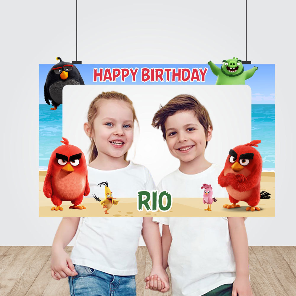 Angry Birds Theme Photobooth