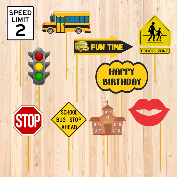 Wheels on the Bus Theme Props