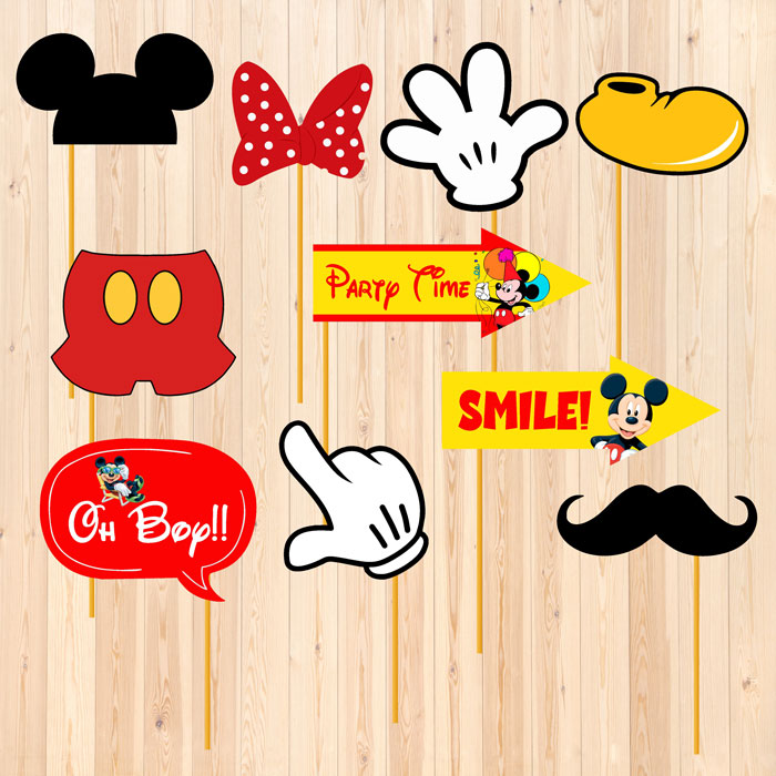 Mickey Mouse Theme Props