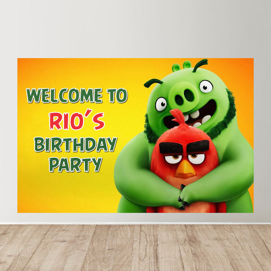 Angry Birds Theme Welcome Board