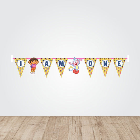 Dora the Explorer Theme Age Bunting
