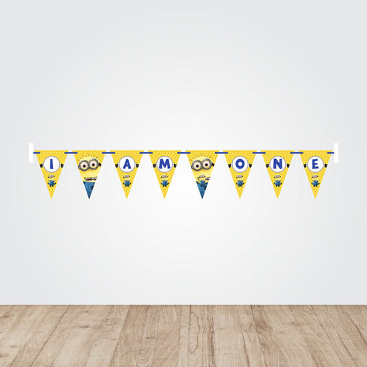 Minions Theme Age Bunting