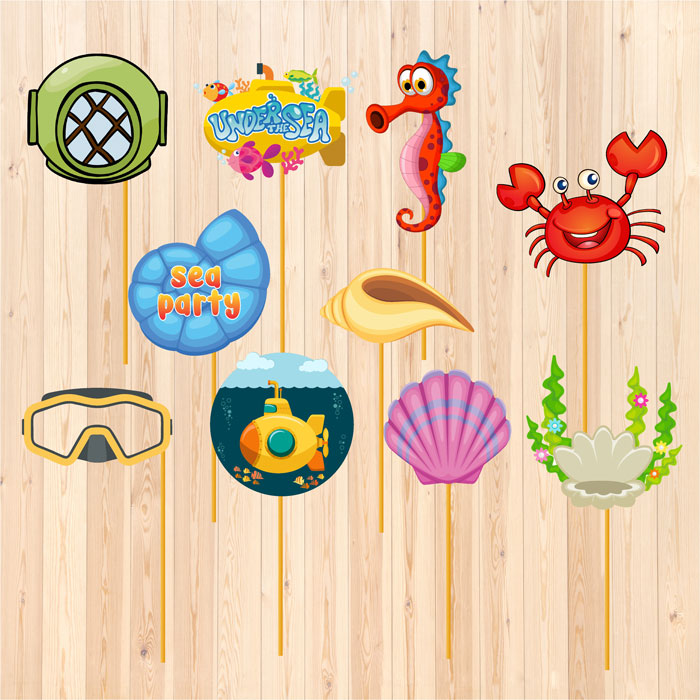 Under the sea Theme Props
