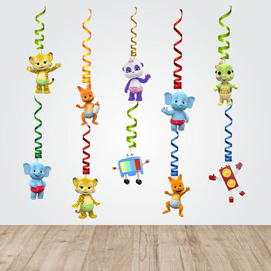 Word Party Theme Swirls