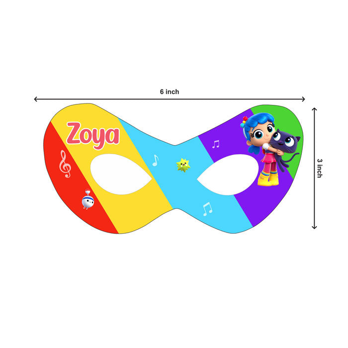 True & the Rainbow Kingdom Theme Customized Eye Mask