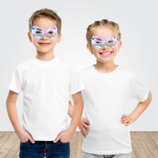 Unicorn Theme Personalized Eye Mask