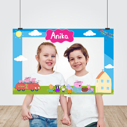 Peppa Pig Girl Theme Photobooth