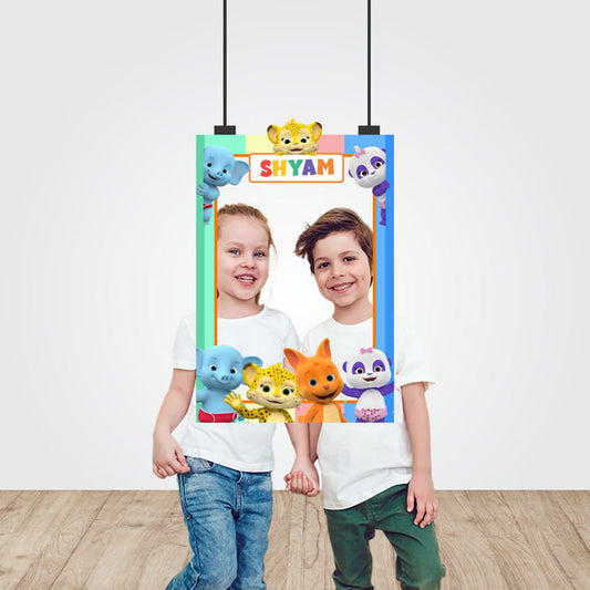 Word Party Theme Personalized Photobooth