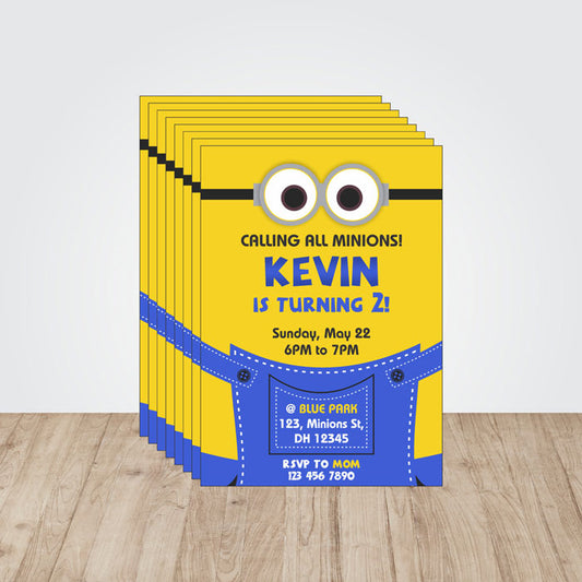 Minions Theme Invite
