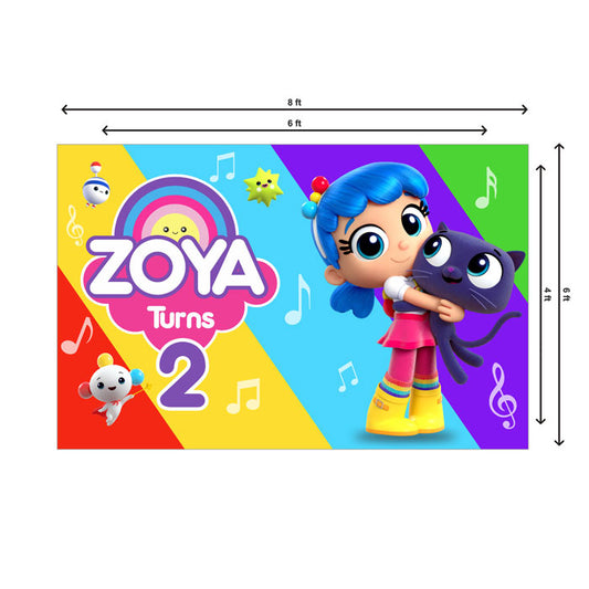 True & the Rainbow Kingdom Theme Backdrop
