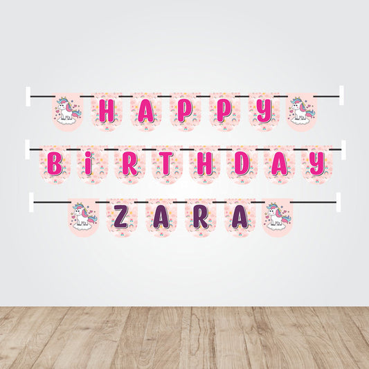 Unicorn Theme Bunting
