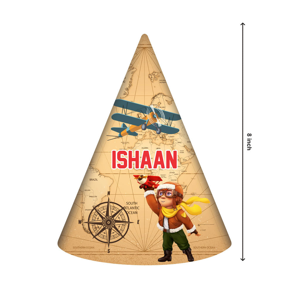 Airplane Theme Personalized Hat